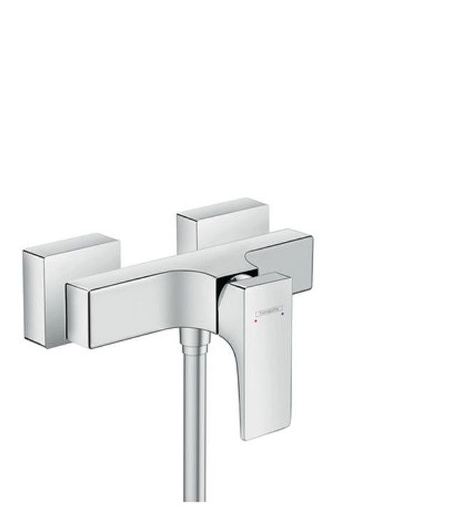 hansgrohe Metropol Einhebel-Brausemischer Aufputz mit Hebelgriff Chrom, 32560000