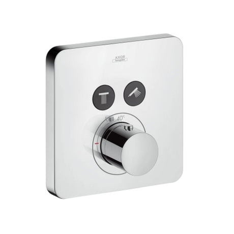 AXOR ShowerSolutions Thermostat Unterputz softsquare für 2 Verbraucher Chrom, 36707000