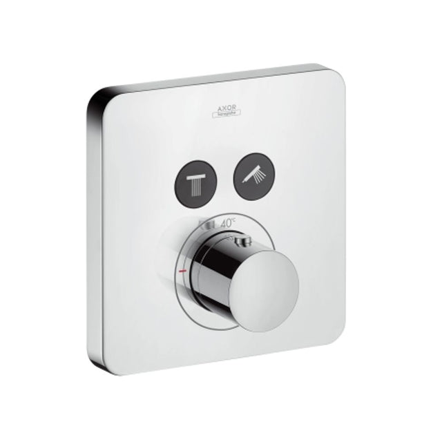 AXOR ShowerSolutions Thermostat Unterputz softsquare für 2 Verbraucher Chrom, 36707000