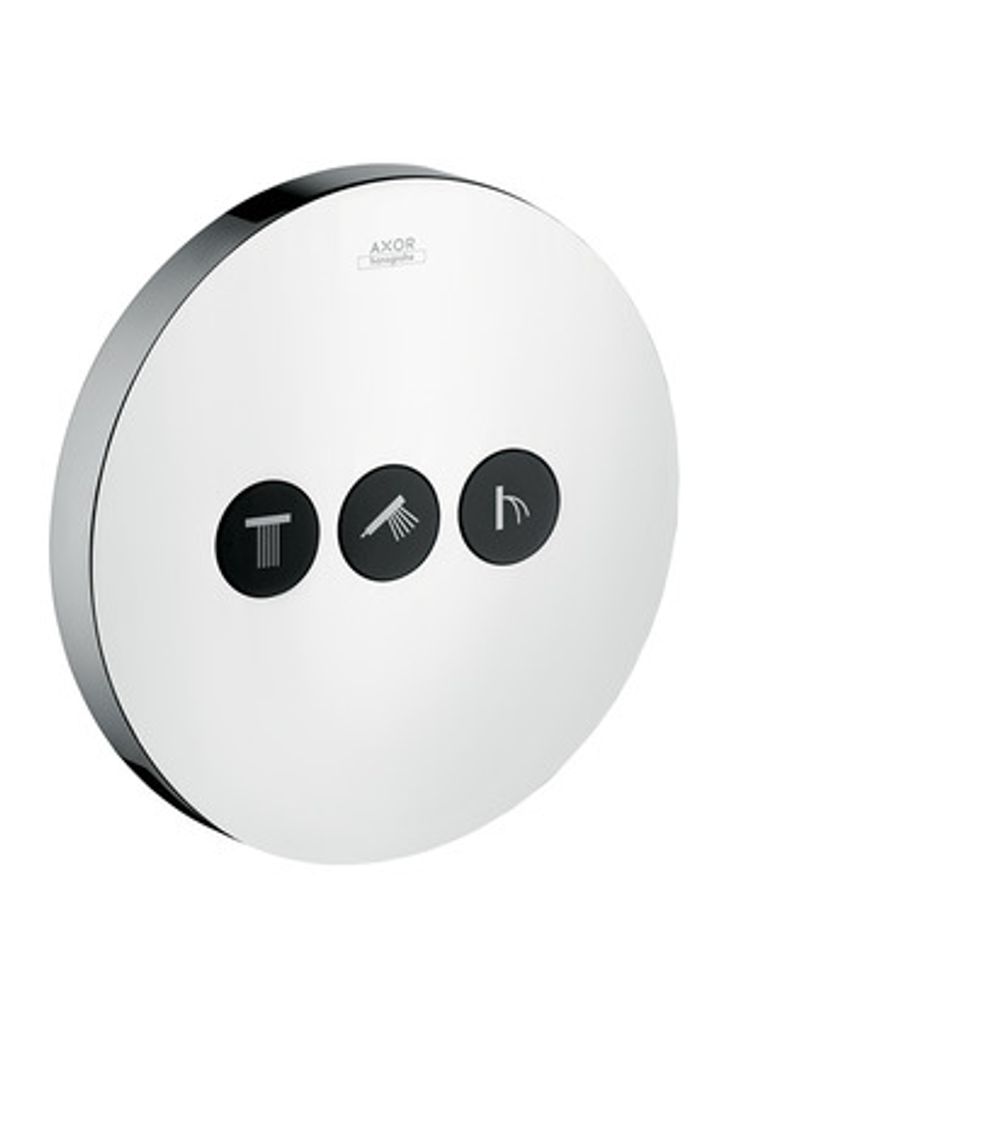 AXOR ShowerSelect Ventil Unterputz rund für 3 Verbraucher Chrom, 36727000