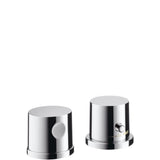 AXOR Uno 2-Loch Wannenrandarmatur mit Thermostat Chrom, 38480000
