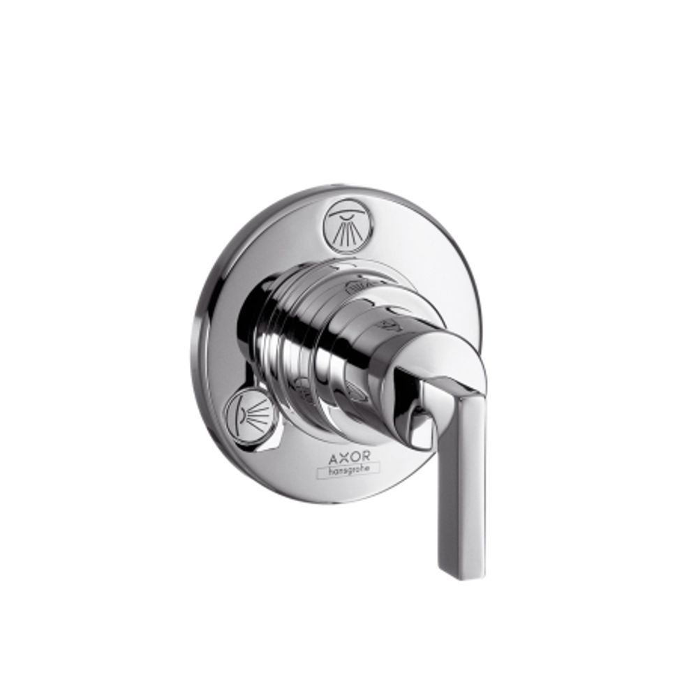 AXOR Citterio Ab- und Umstellventil Trio/ Quattro Unterputz mit Hebelgriff Chrom, 39920000
