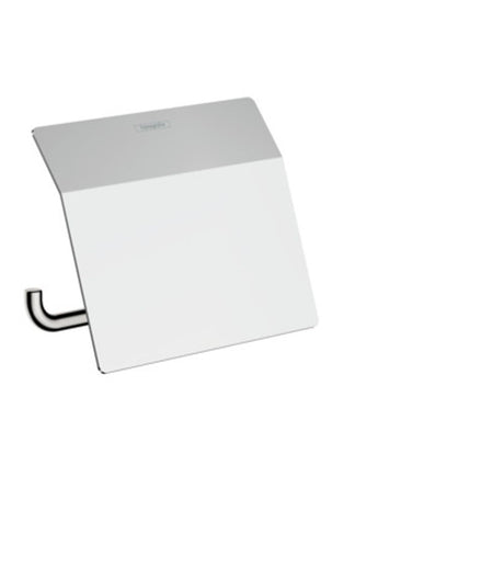hansgrohe AddStoris Toilettenpapierhalter mit Deckel Chrom, 41753000
