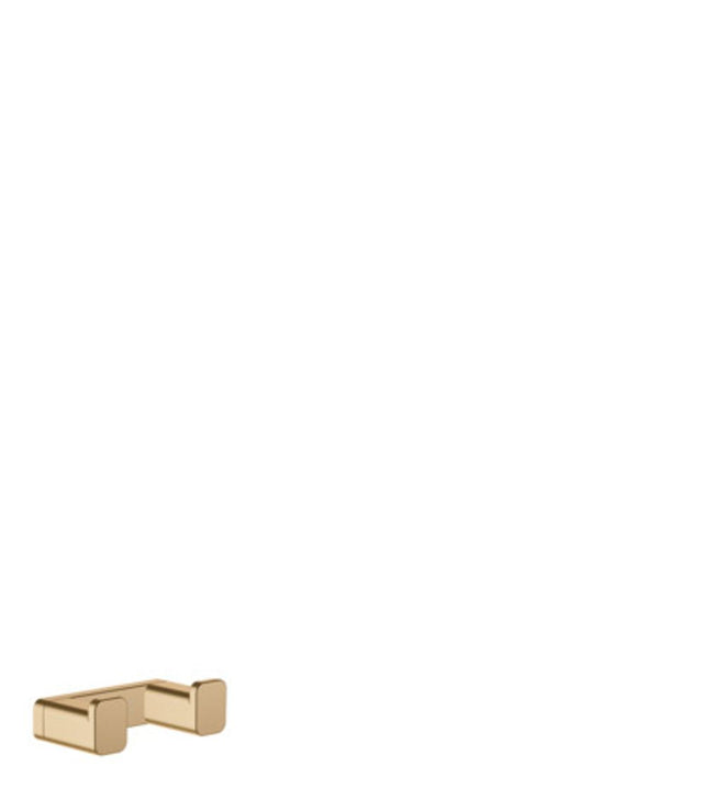 hansgrohe AddStoris Handtuchhaken doppelt Brushed Bronze, 41755140
