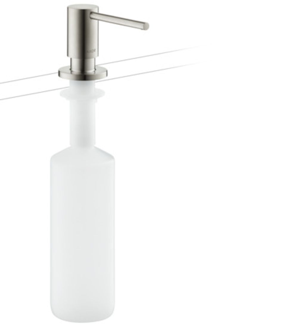 AXOR Uno Spülmittel-/ Lotionspender Edelstahl Finish, 42818800