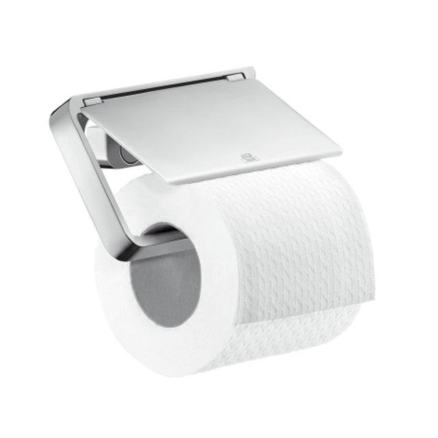 AXOR Universal Softsquare Toilettenpapierhalter mit Deckel Chrom, 42836000