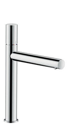 AXOR Uno Einhebel-Waschtischmischer 200 mit Zerogriff für Aufsatzwaschtische und Ablaufgarnitur Chrom, 45003000