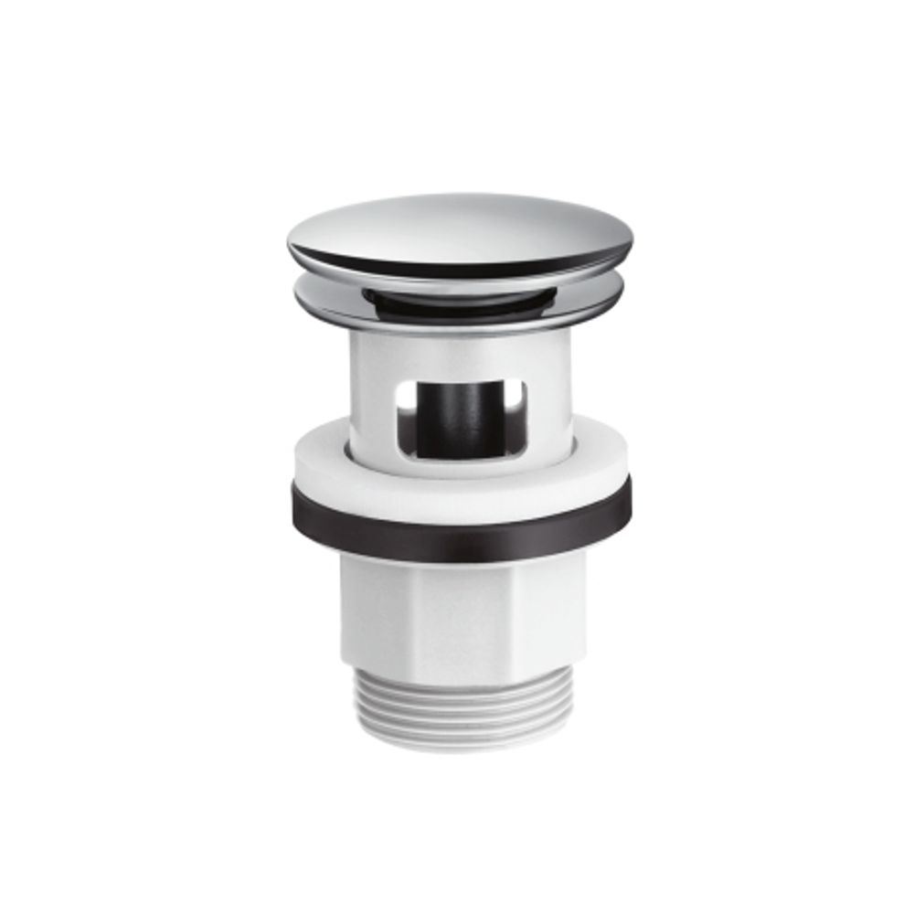 hansgrohe Ablaufgarnitur Push-Open für Waschtisch und Bidet Chrom, 50105000