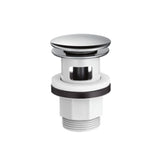 hansgrohe Ablaufgarnitur Push-Open für Waschtisch und Bidet Chrom, 50105000