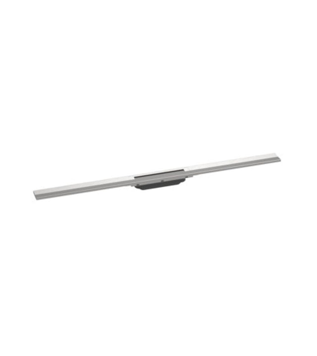 hansgrohe RainDrain Flex Fertigset Duschrinne 1000 kürzbar Edelstahl gebürstet, 56046800