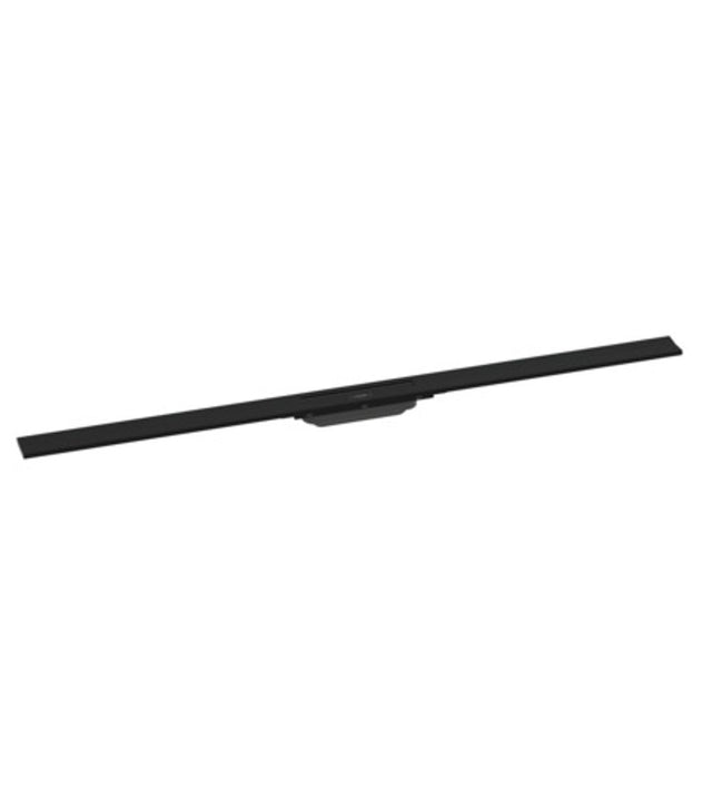 hansgrohe RainDrain Flex Fertigset Duschrinne 1200 kürzbar Mattschwarz, 56047670