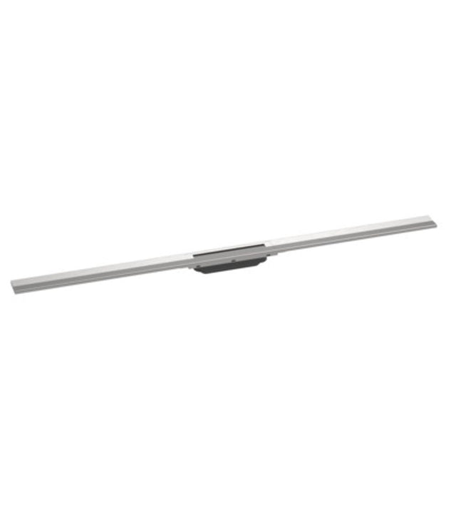 hansgrohe RainDrain Flex Fertigset Duschrinne 1200 kürzbar Edelstahl gebürstet, 56047800
