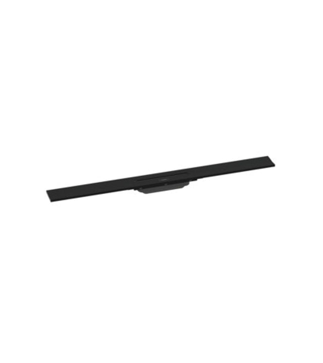 hansgrohe RainDrain Flex Fertigset Duschrinne 900 kürzbar zur Wandmontage Mattschwarz, 56052670
