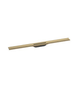 hansgrohe RainDrain Flex Fertigset Duschrinne 1000 kürzbar zur Wandmontage Brushed Bronze, 56053140