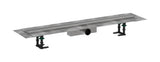 hansgrohe RainDrain Compact Komplettset Duschrinne 900 für Standardinstallation Edelstahl gebürstet, 56180800