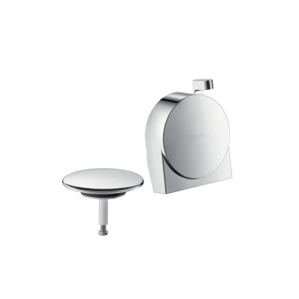 hansgrohe Exafill S Fertigset Wanneneinlauf, Ablauf- und Überlaufgarnitur Chrom, 58117000