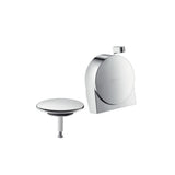 hansgrohe Exafill S Fertigset Wanneneinlauf, Ablauf- und Überlaufgarnitur Chrom, 58117000