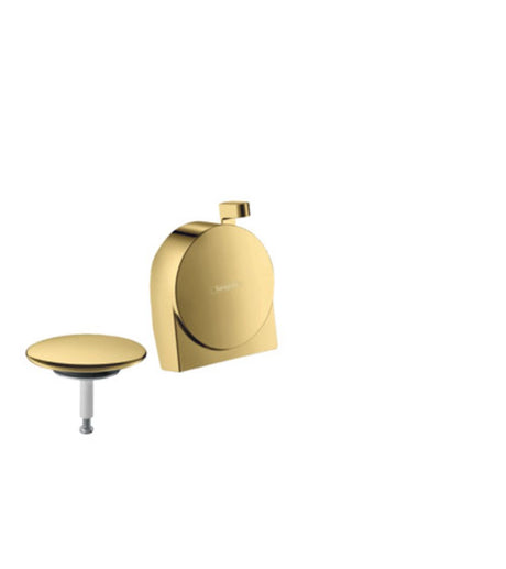 hansgrohe Exafill S Fertigset Wanneneinlauf, Ablauf- und Überlaufgarnitur Polished Gold Optic, 58117990