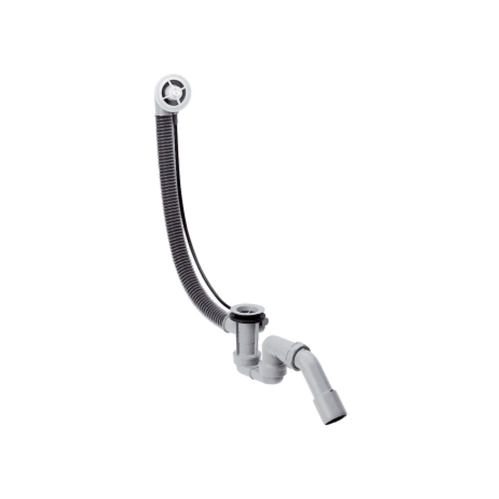hansgrohe Flexaplus Grundkörper Ablauf- und Überlaufgarnitur für Normalwannen, 58140180