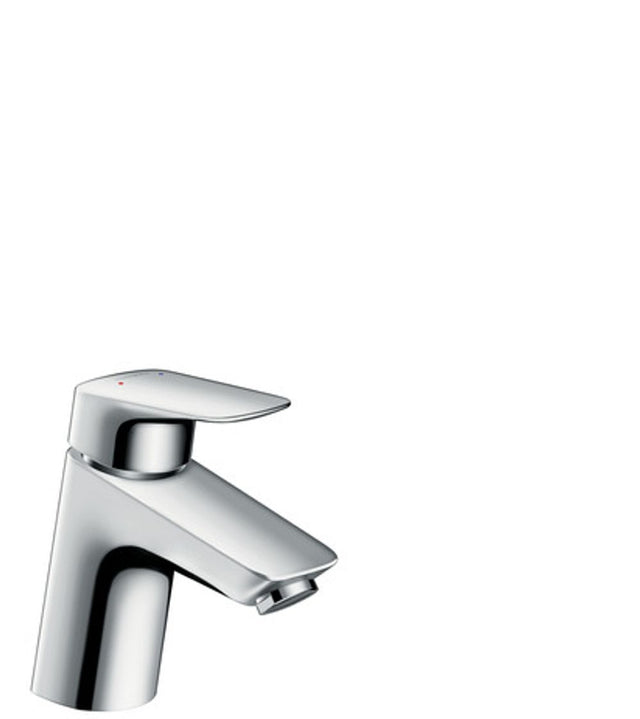 hansgrohe Logis Einhebel-Waschtischmischer 70 mit Zugstangen-Ablaufgarnitur Chrom, 71070000