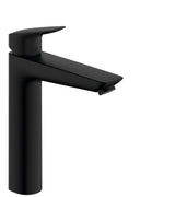 hansgrohe Logis Einhebel-Waschtischmischer 190 ohne Ablaufgarnitur Mattschwarz, 71091670