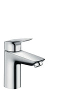 hansgrohe Logis Einhebel-Waschtischmischer 100 mit Zugstangen-Ablaufgarnitur Chrom, 71100000