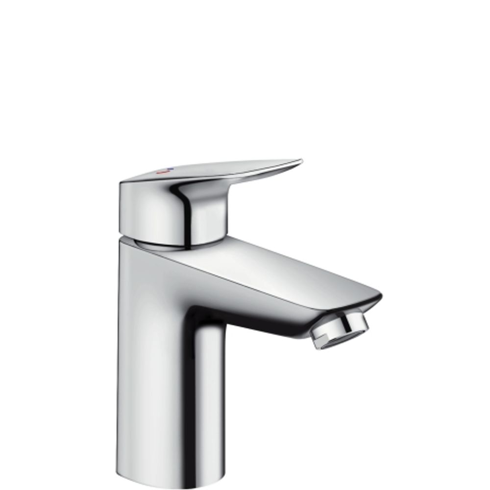 hansgrohe Logis Einhebel-Waschtischmischer 100 CoolStart mit Zugstangen-Ablaufgarnitur Chrom, 71102000