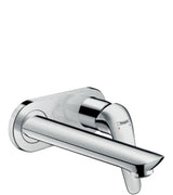 hansgrohe Novus Einhebel-Waschtischmischer Unterputz für Wandmontage mit Auslauf 19,5 cm Chrom, 71127000