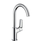 hansgrohe Logis Einhebel-Waschtischmischer 210 mit Schwenkauslauf ohne Ablaufgarnitur Chrom, 71131000