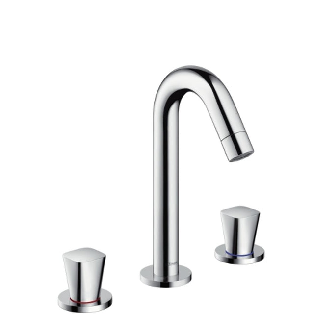 hansgrohe Logis 3-Loch Waschtischarmatur 150 mit Zugstangen-Ablaufgarnitur Chrom, 71133000