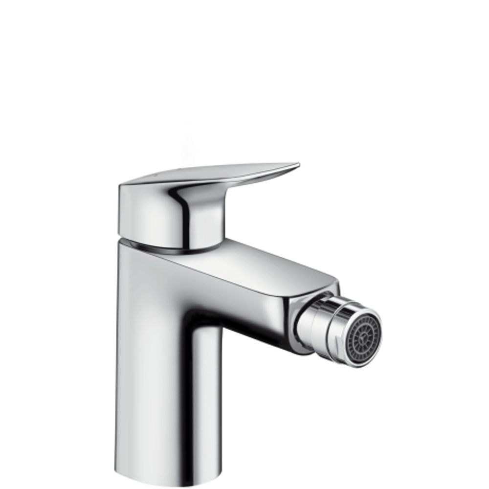 hansgrohe Logis Einhebel-Bidetmischer 100 mit Zugstangen-Ablaufgarnitur Chrom, 71200000