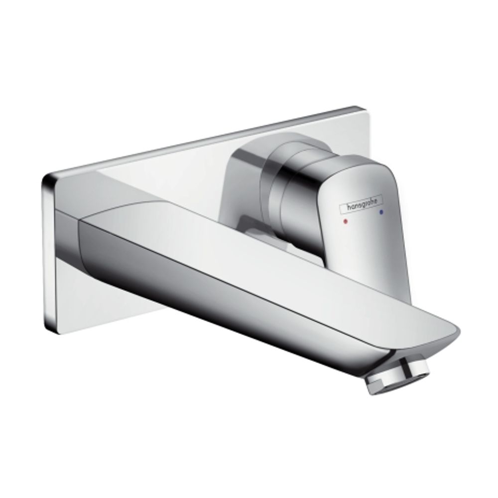 hansgrohe Logis Einhebel-Waschtischmischer Unterputz für Wandmontage mit Auslauf 19,5 cm Chrom, 71220000