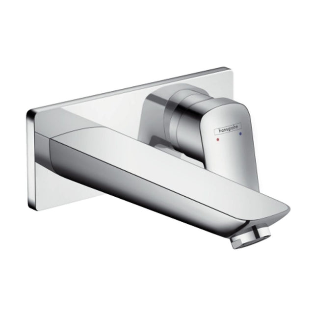 hansgrohe Logis Einhebel-Waschtischmischer Unterputz für Wandmontage mit Auslauf 19,5 cm Chrom, 71220000