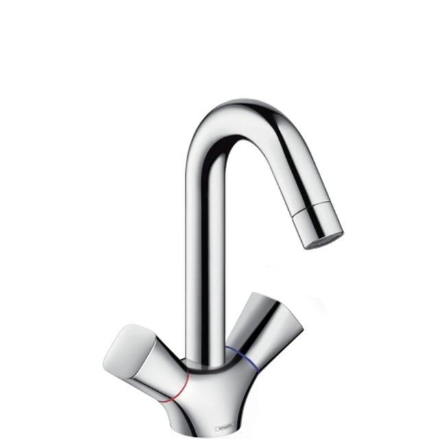 hansgrohe Logis 2-Griff Waschtischarmatur 150 ohne Ablaufgarnitur Chrom, 71221000