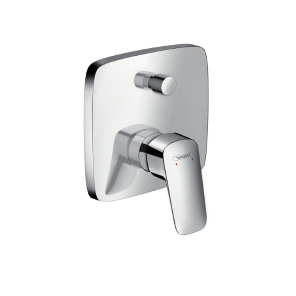 hansgrohe Logis Einhebel-Wannenmischer Unterputz mit integrierter Sicherungskombination nach EN1717 für iBox universal Chrom, 71407000