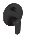 hansgrohe Vernis Blend Einhebel-Wannenmischer Unterputz für iBox universal Mattschwarz, 71466670