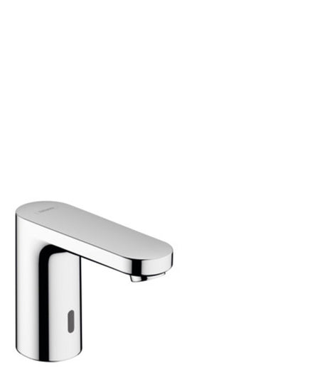 hansgrohe Vernis Blend Elektronik-Waschtischmischer für Kaltwasser oder vorgemischtes Wasser Batteriebetrieb Chrom, 71503000
