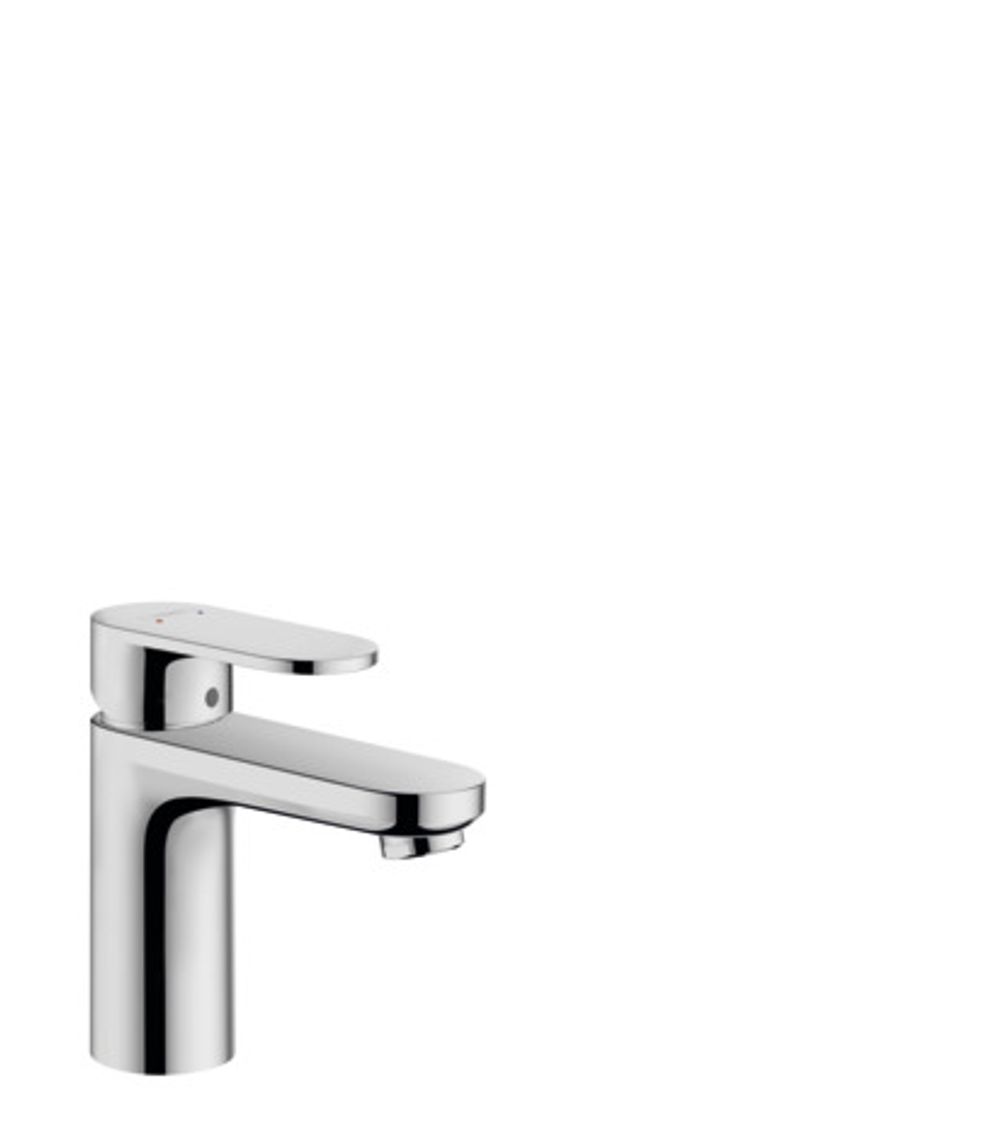 hansgrohe Vernis Blend Einhebel-Waschtischmischer 100 mit Zugstangen-Ablaufgarnitur Chrom, 71551000