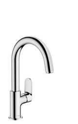 hansgrohe Vernis Blend Einhebel-Waschtischmischer mit Schwenkauslauf und Zugstangen-Ablaufgarnitur Chrom, 71554000