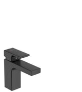hansgrohe Vernis Shape Einhebel-Waschtischmischer 100 mit isolierter Wasserführung ohne Ablaufgarnitur Mattschwarz, 71569670