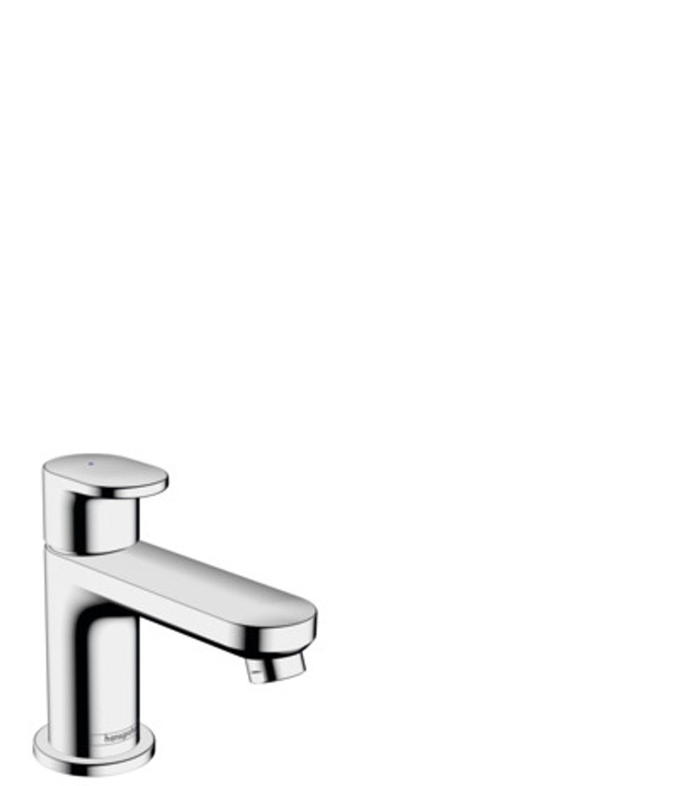 hansgrohe Vernis Blend Standventil 70 mit Hebelgriff für Kaltwasser oder vorgemischtes Wasser ohne Ablaufgarnitur Chrom, 71583000