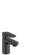 hansgrohe Vernis Blend Einhebel-Waschtischmischer 70 CoolStart mit Zugstangen-Ablaufgarnitur Mattschwarz, 71584670