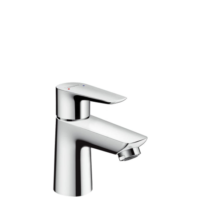 hansgrohe Talis E Einhebel-Waschtischmischer 80 LowFlow 3,5 l/min mit Zugstangen-Ablaufgarnitur Chrom, 71705000