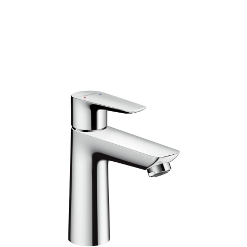 hansgrohe Talis E Einhebel-Waschtischmischer 110 CoolStart mit Zugstangen-Ablaufgarnitur Chrom, 71713000