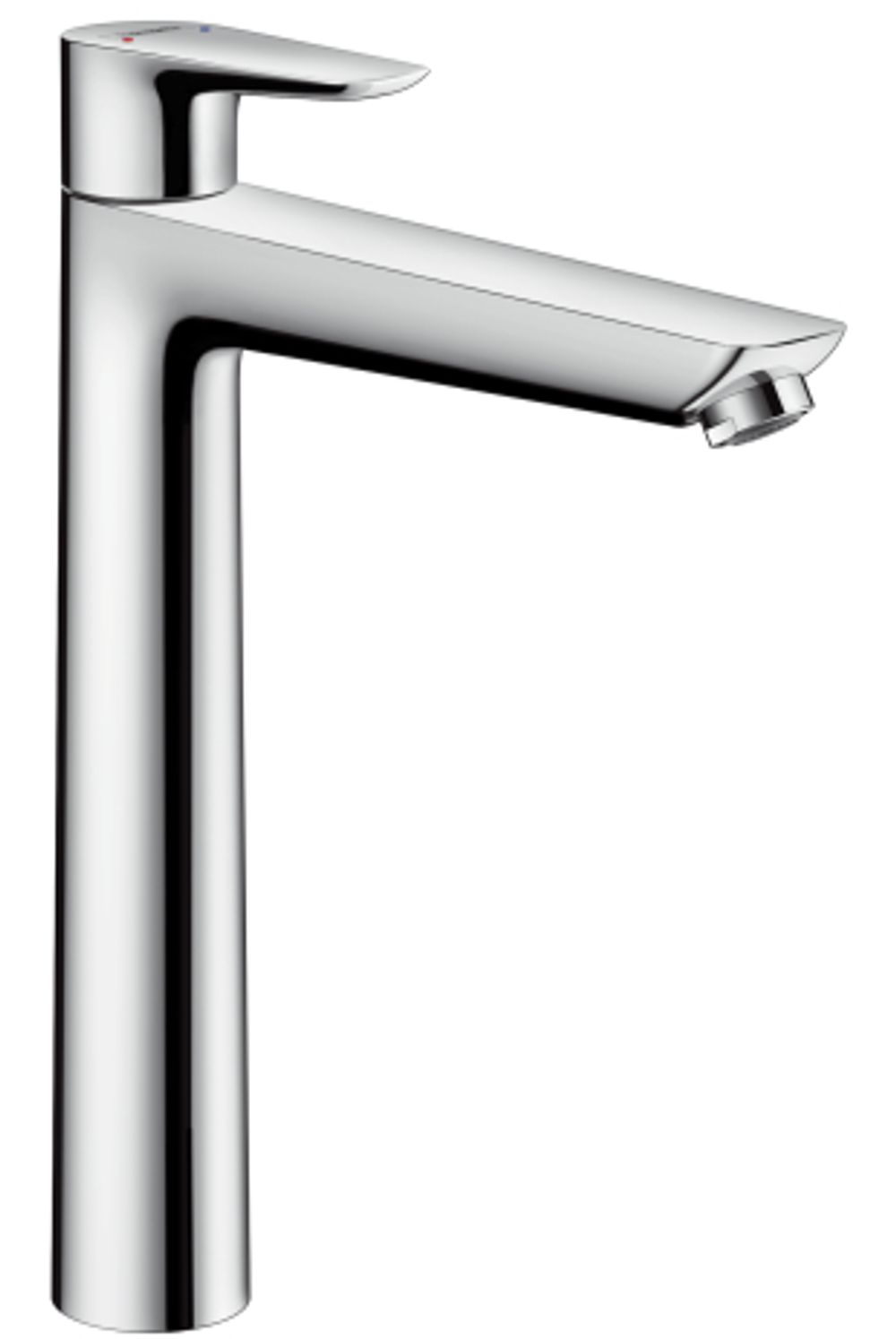 hansgrohe Talis E Einhebel-Waschtischmischer 240 für Aufsatzwaschtische mit Zugstangen-Ablaufgarnitur Chrom, 71716000