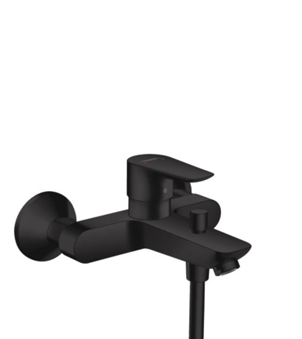 hansgrohe Talis E Einhebel-Wannenmischer Aufputz Mattschwarz, 71740670
