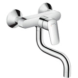 Hansgrohe HG Spültischmischer Logis M31 Wandmodell 1jet chrom, 71836000