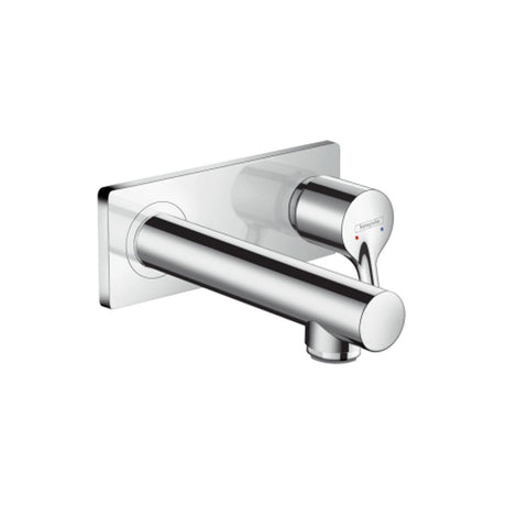 hansgrohe Talis S Einhebel-Waschtischmischer Unterputz für Wandmontage mit Auslauf 16,5 cm Chrom, 72110000
