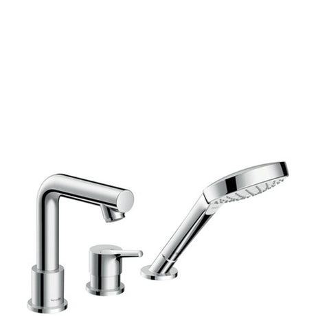 hansgrohe Talis S 3-Loch Einhebel-Wannenrandmischer für Secuflex Chrom, 72416000