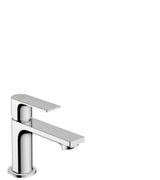hansgrohe Rebris E Einhebel-Waschtischmischer 80 CoolStart mit Zugstangen-Ablaufgarnitur Chrom, 72553000